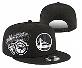 Warriors Team Logo Black 75th Anniversary Adjustable Hat YD,baseball caps,new era cap wholesale,wholesale hats